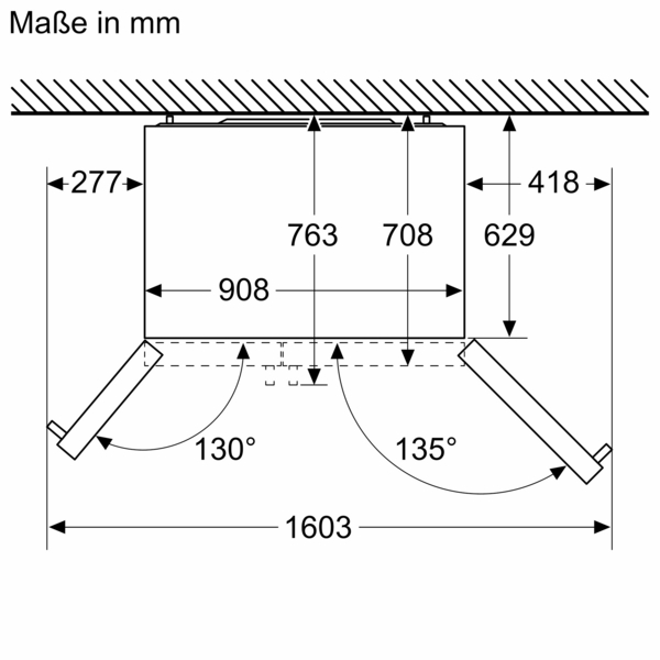 Siemens KA93GAIEP iQ500 Amerikanischer Side by Side 178.7 x 90.8 cm Edelstahl antiFingerprint