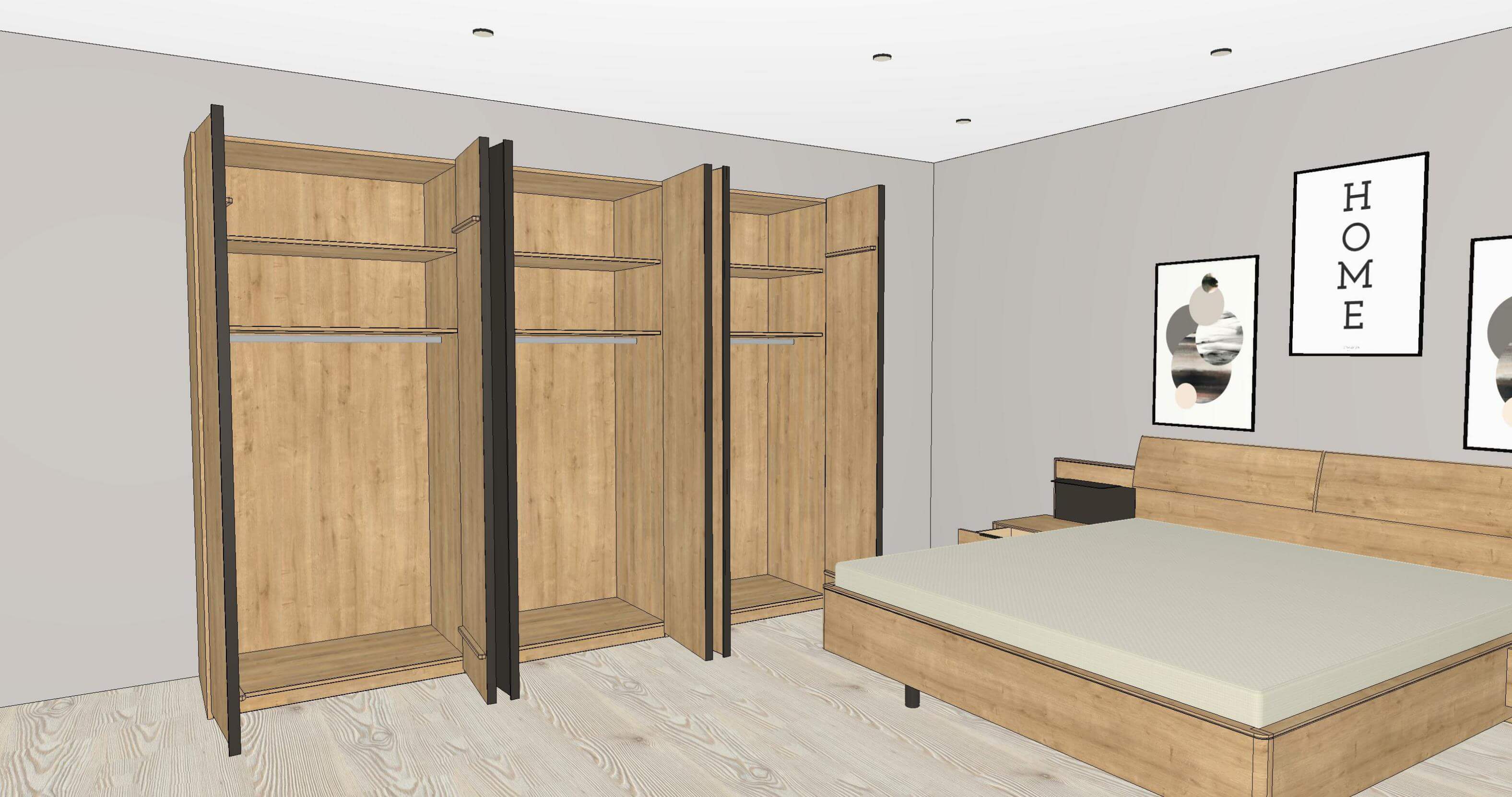 Wöstmann. WSM 2600 | Schlafzimmer-Set | Vorschlagskombination 1009