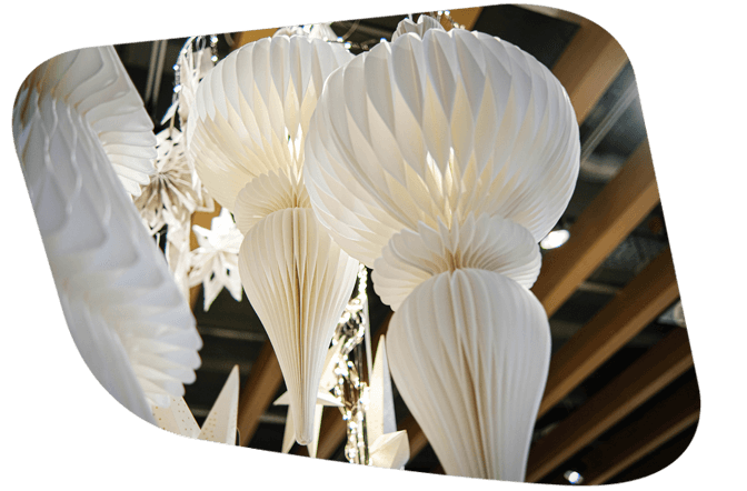 Gebastelte Weihnachtsdeko