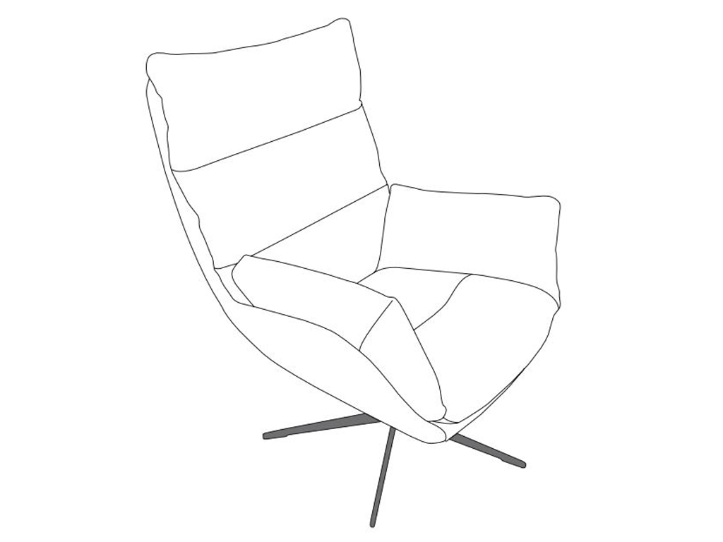 B - Sternfuss schwarz matt