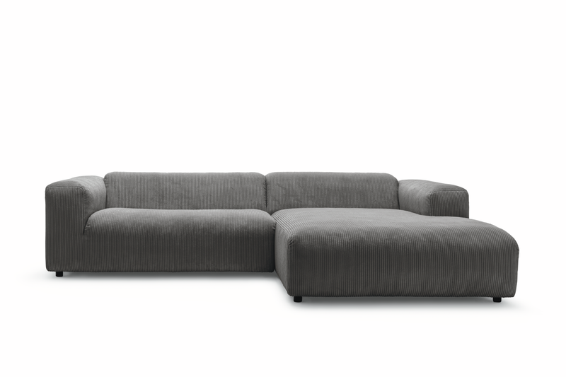 graues Sofa in cord von freistil 187