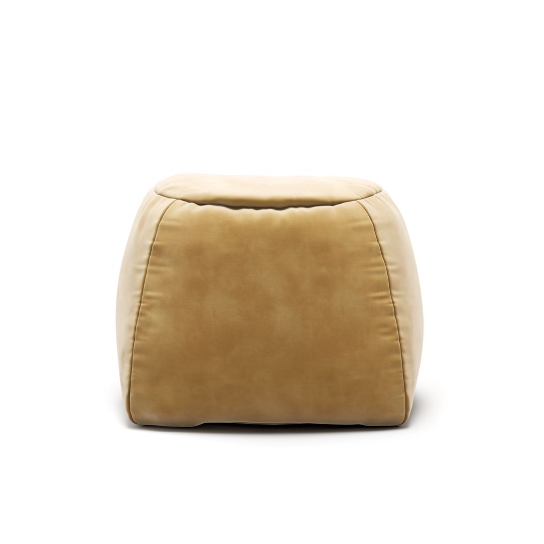 Hocker in Senfgelb 