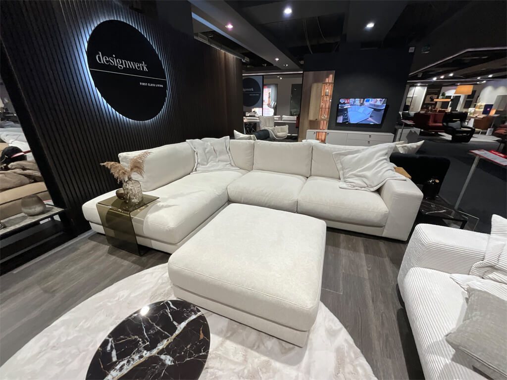 Candy HIGH END | Polstergarnitur inkl. Hocker