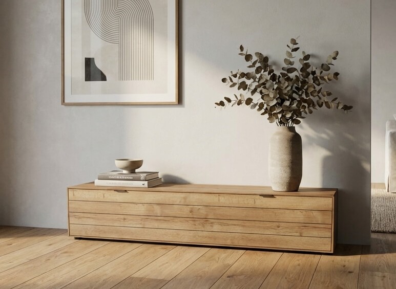 Wöstmann WM 2380 - Lowboard | Type 1856 | B: 181,9 cm | Wildeiche massiv | konfigurierbar