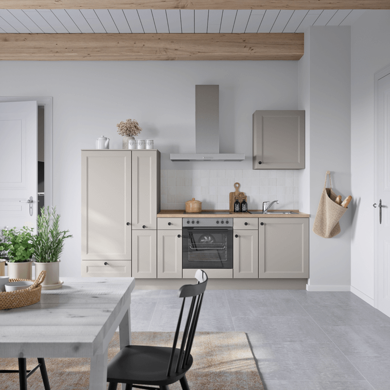 Landhausküche in beige