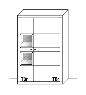 WM.A.4023 Wöstmann. Aurum | Schrank | Type 4023 / 4024 | B: 108,2 cm