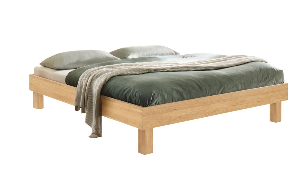 Hasena - Trento Bett Rapallo | Rahmen Trento 16 | Füße Tunca | konfigurierbar