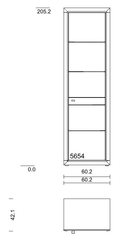 Wöstmann. Aurum | Schrank | Type 5653 / 5654 | B: 60,2 cm