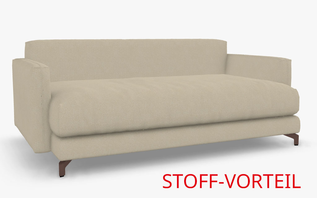 beiges sofa mit brauen füßen rolf benz nuvola