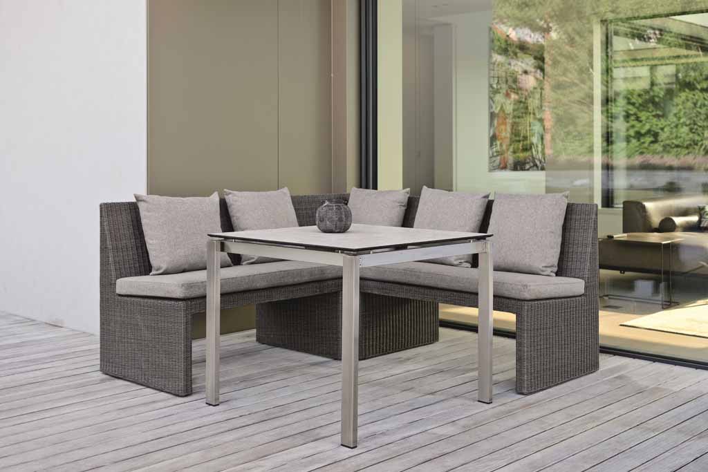  Stern. Noel | Gartenlounge Eckmodul | basaltgrau 