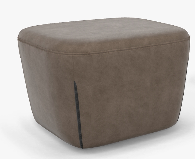freistil Rolf Benz 138 - Hocker | B: 56 cm brauner leder hocker freistil rolf benz 138