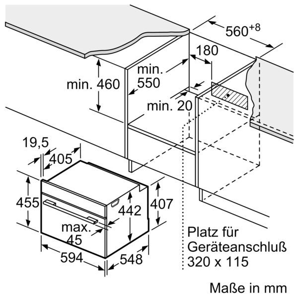 Siemens studioLine CS936GCB1 iQ700 Einbau-Kompaktdampfbackofen  | 60 x 45 cm 