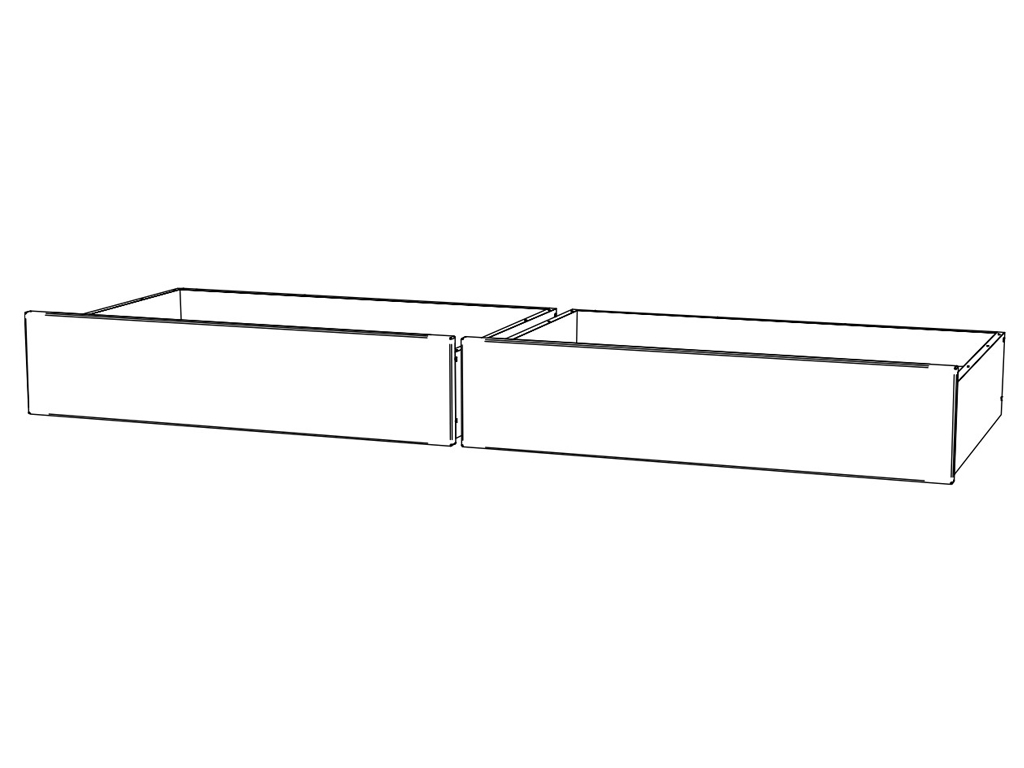 + 2 zusätzliche Schubkästen Ozipa