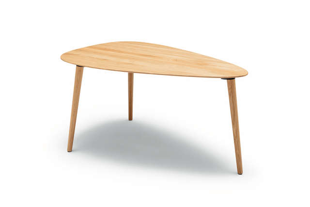 creation by Rolf Benz CR.401 -  Couchtisch 3-Bein | 100 x 60 cm Drei-Bein-Couchtisch in Eiche massiv, creation by Rolf Benz CR 401