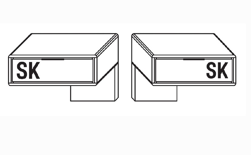 2 x Konsole, 1 Schubkasten | B 65,0 cm 
