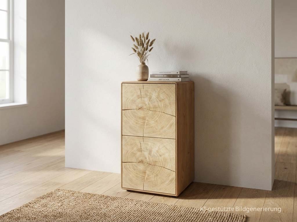 Wöstmann WM 2410 - Zwischenbauelement | Type 2333/2334 | B: 31,9 cm | Wildeiche massiv | Hirnholzakzent