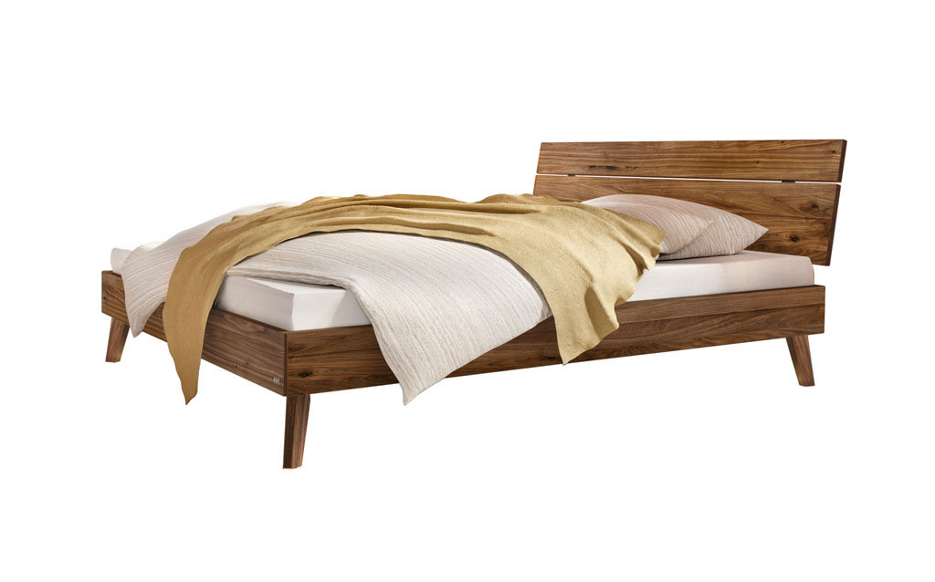Hasena - Trento Bett Floris | Rahmen Trento 16 | Kopfteil Lino | Füße Nelo | konfigurierbar