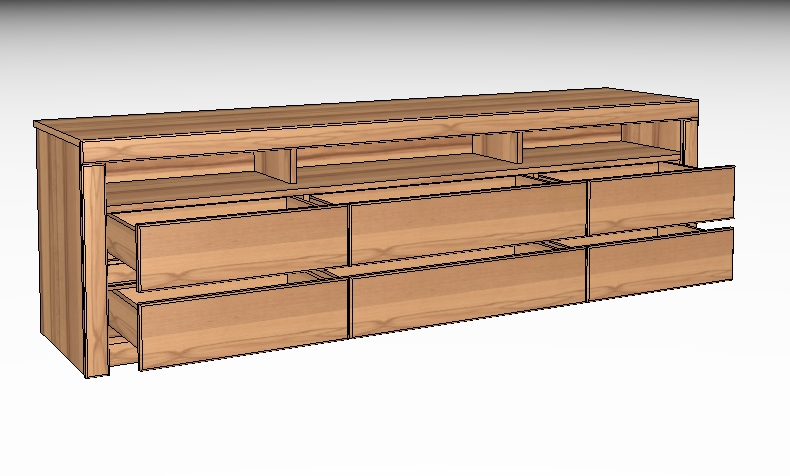 Wöstmann. Soleo 3000 | Lowboard | Type 1151 | B: 211,2 cm