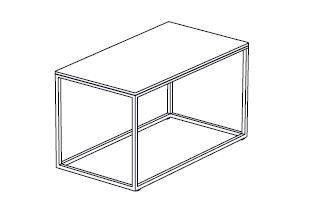 RB.912-2 Rolf Benz. 912 | Beistelltisch | 76 x 41 