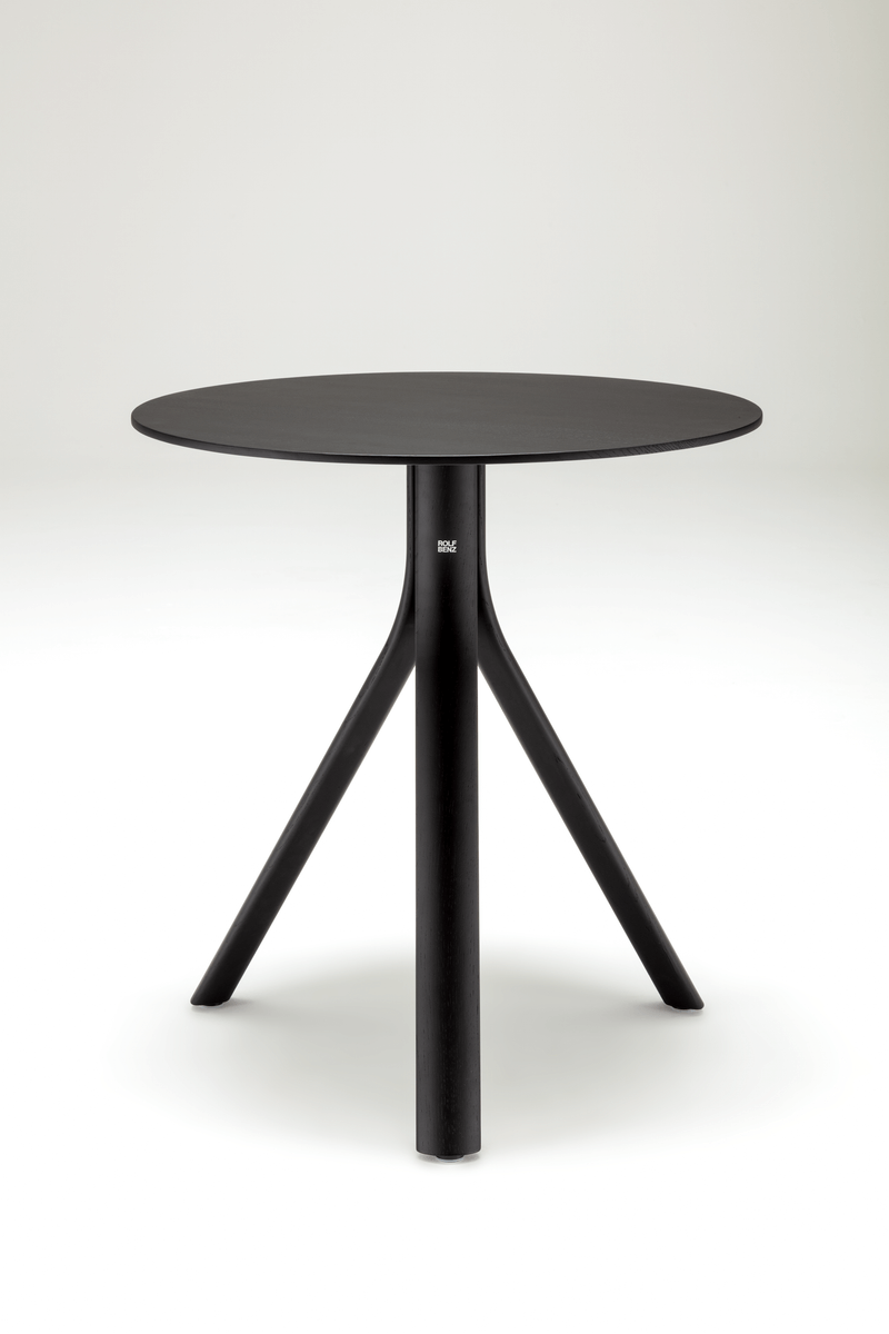 schwarzer Holz Beistelltisch von Rolf Benz 976