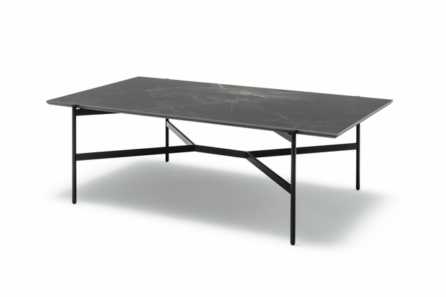 creation by Rolf Benz CR.403 -  Couchtisch, rechteckig | 110 x 63 cm rechteckiger couchtisch aus keramik mit metallgestell creation by rolf benz cr 403