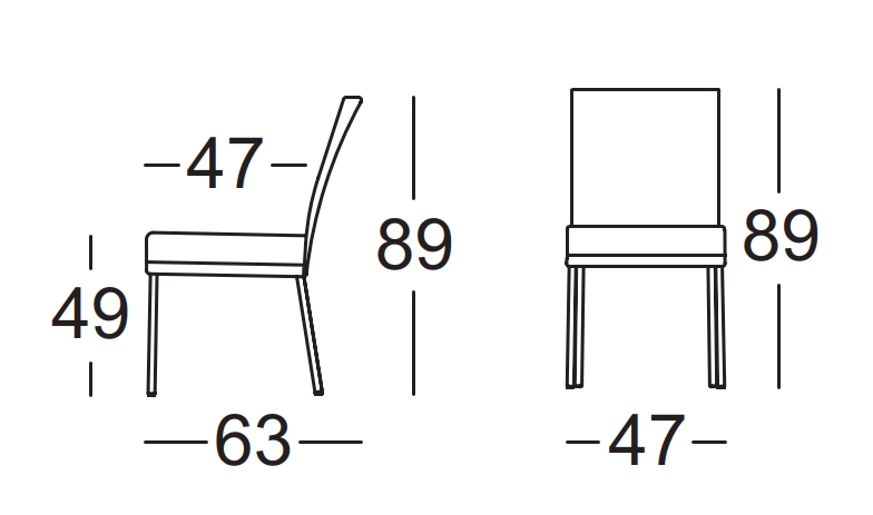 Rolf Benz. 651 | Stuhl 