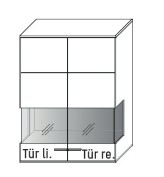 Illustration eines Hängeschrankes vor weißem Hintergrund
