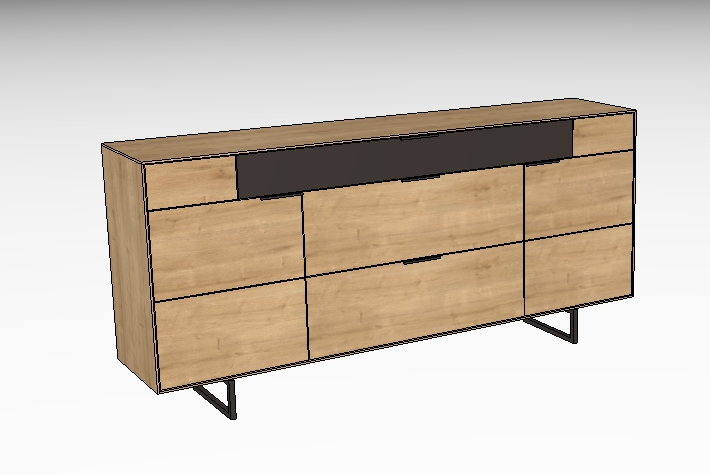 Wöstmann. WM 2140 | Sideboard | B: 209,9 cm | Type 2050