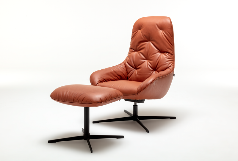 Rolf Benz. 586 MEG soft | Hocker | einfarbig