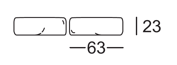 für Sofabreite 173 cm | Type N-RUK-SET 318/63