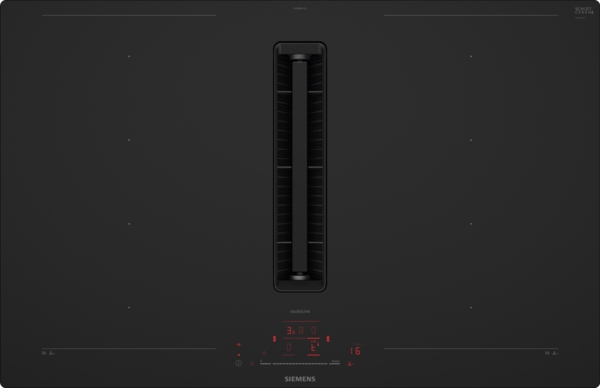 Siemens studioLine - Mattes Induktionskochfeld mit integriertem Dunstabzug iQ700 (80 cm) | flächenbündig | EX80BHL26E