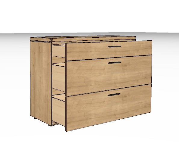 Wöstmann WM 2520 - Sideboard |  Type 2262 | B: 121,9  cm | Wildeiche massiv