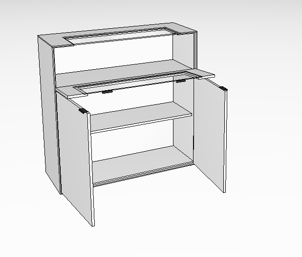 Wöstmann. WM 2380 | Highboard | B: 121,9 cm | Type 3122