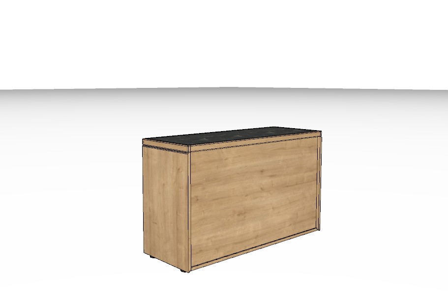 Wöstmann WM 2520 - Sideboard | Type 2251 | B: 121,9 cm | Wildeiche massiv, Keramik