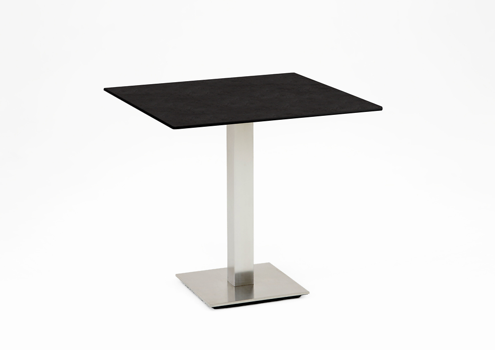 Niehoff Garden. Bistro | G513 | Tisch, quadratisch | 95 x 95 cm | Edelstahl /HPL Granit