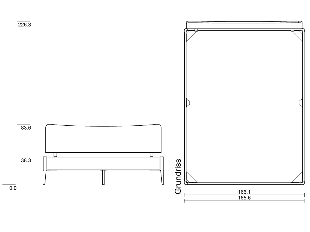 160 x 210 cm