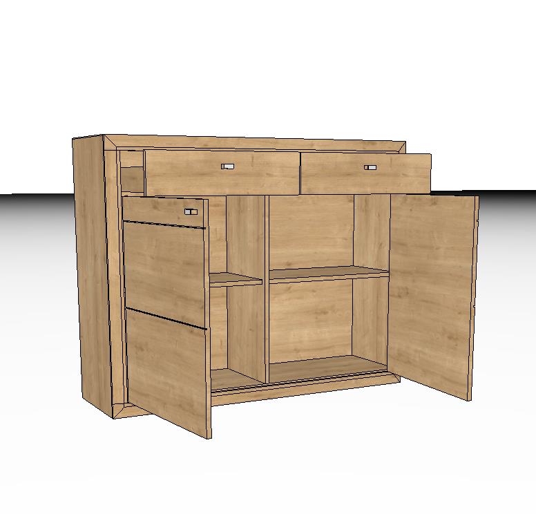 Wöstmann. Aurum | Highboard | Type 2451 | B: 140,2 cm