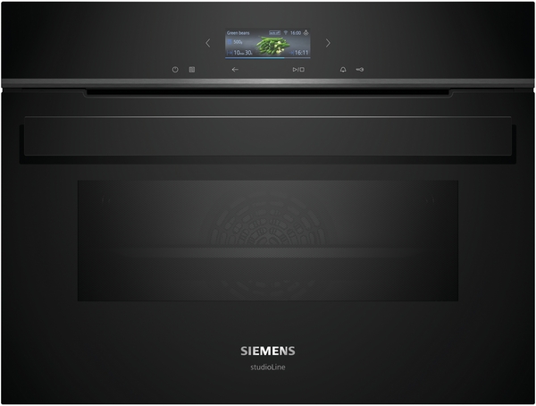 Siemens studioLine - Einbau-Kompaktbackofen mit Mikrowellenfunktion iQ700 (60x45 cm) | CM924G1B1