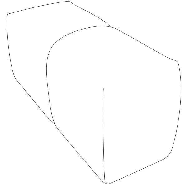 DW.P.D064901 designwerk Palace - Armteil kurz | L: 98 cm | D064901