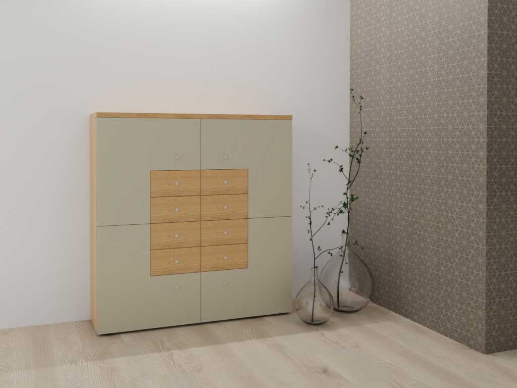 now! by hülsta. time | Highboard | B: 140 cm