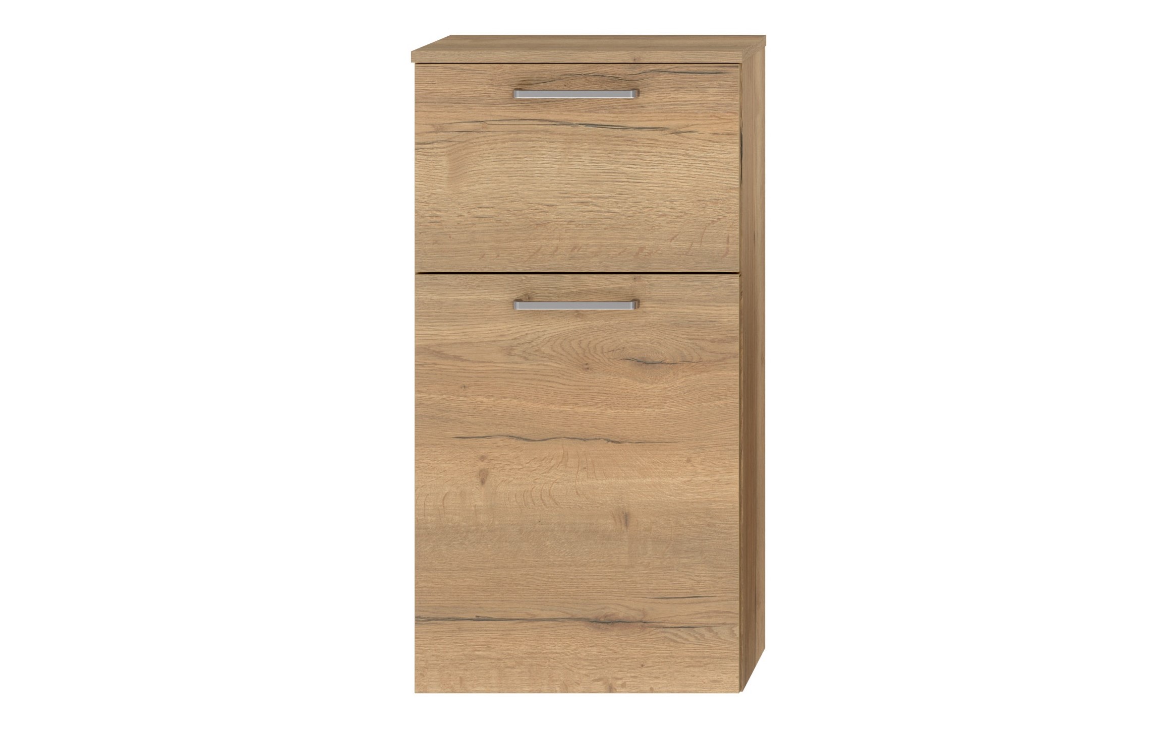 Badschrank braun mit Tür und Schublade nobilia