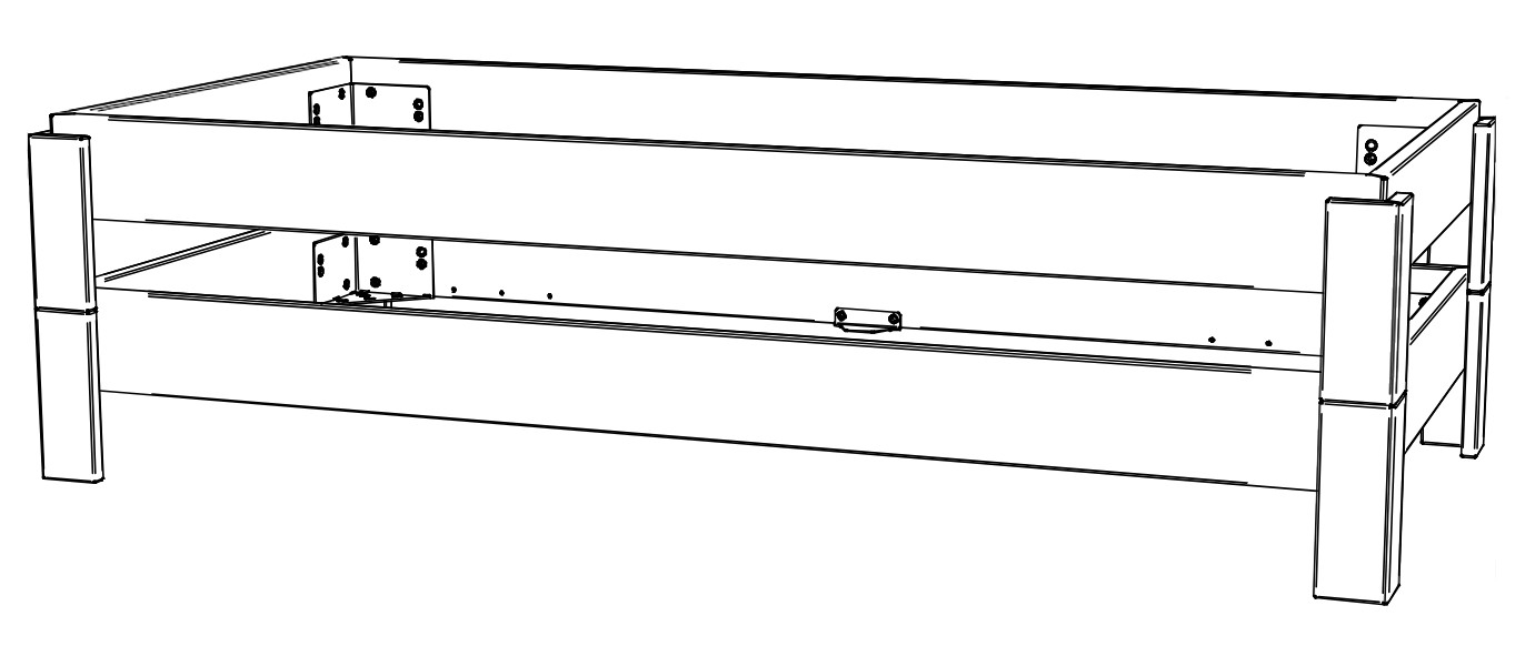 HA.G.7215.212 Hasena - Kids & Guests Bett Amigo 14 | Stapelbett | ohne Lattenrost | 90 (180) x 200 cm