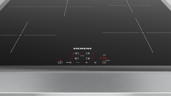 Siemens powerLine EH64KBFB5E iQ300 Induktionskochfeld 60 cm Schwarz, Mit Rahmen aufliegend