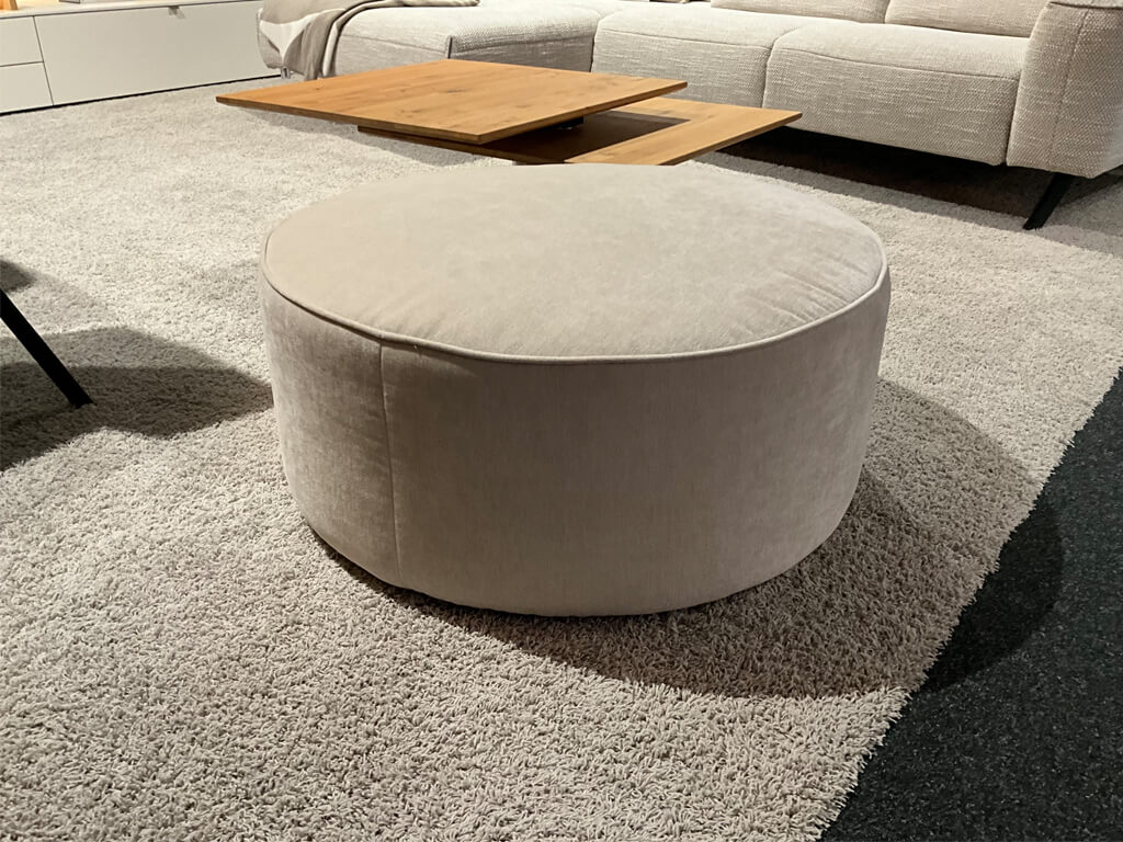 designwerk Rondo - Hocker Maxi | mit Keder | einfarbig | sofort verfügbar