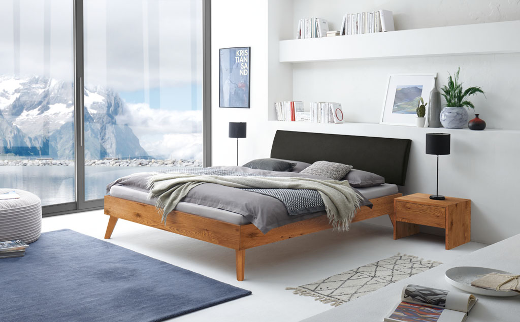 Hasena - Trento Bett Pesaro | Rahmen Trento 16 | Kopfteil Lecco | Füße Nelo | konfigurierbar
