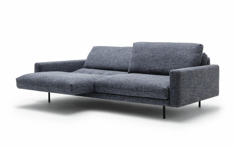 Rolf Benz 350 KAIA - Sofa mit Sitz- und Rückenverstellung | 3 Breiten konfigurierbar blaues sofa mit relax und liegefunktion 350 kaia rolf benz
