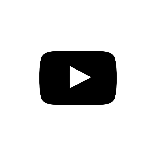 YouTube Logo schwarz und klein