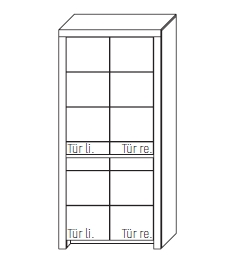 WM.SO.5950 Wöstmann. Soleo 3000 | Schrank | Type 5950 | H: 200,8 cm