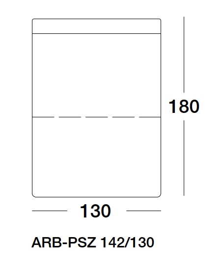 freistil Rolf Benz 142 - Anreihbank mit Polstersitz | B: 130 cm | K-ARB-PSZ 142/130