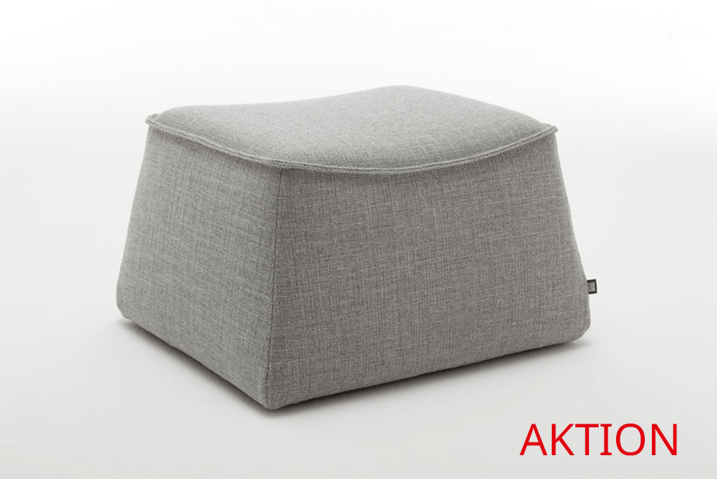 grauer Hocker von Rolf Benz 394